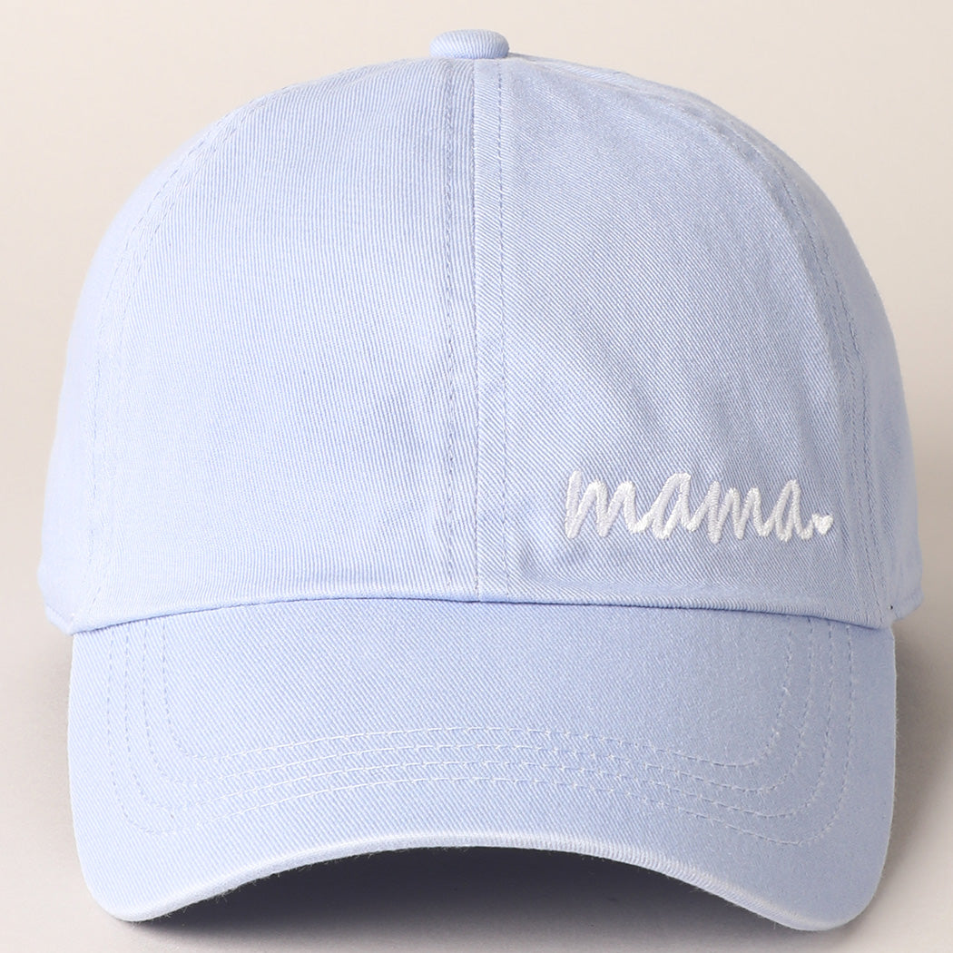 Blue Mama and Mini Hat Set