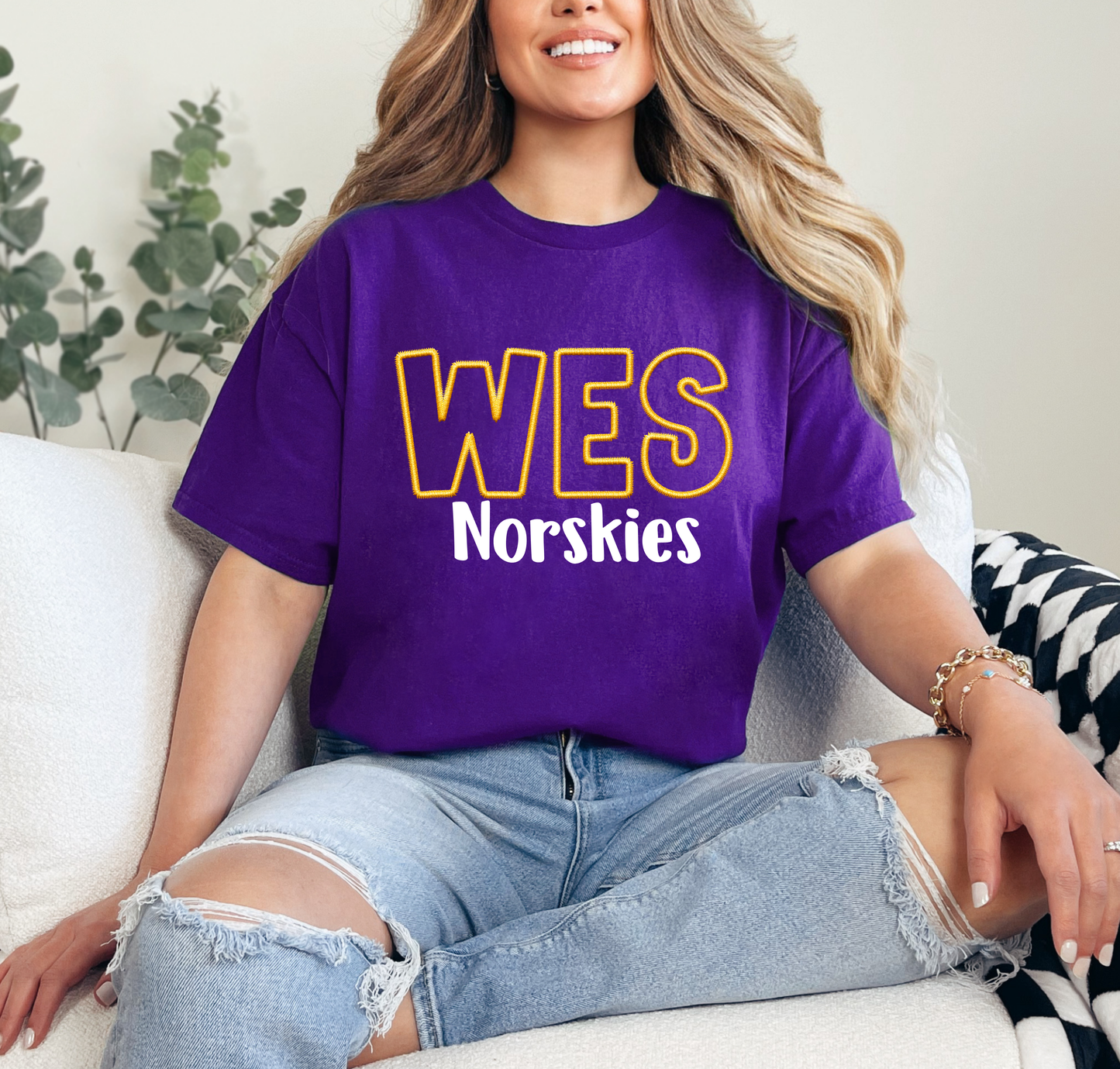 WES Faux Embroidery Shirt