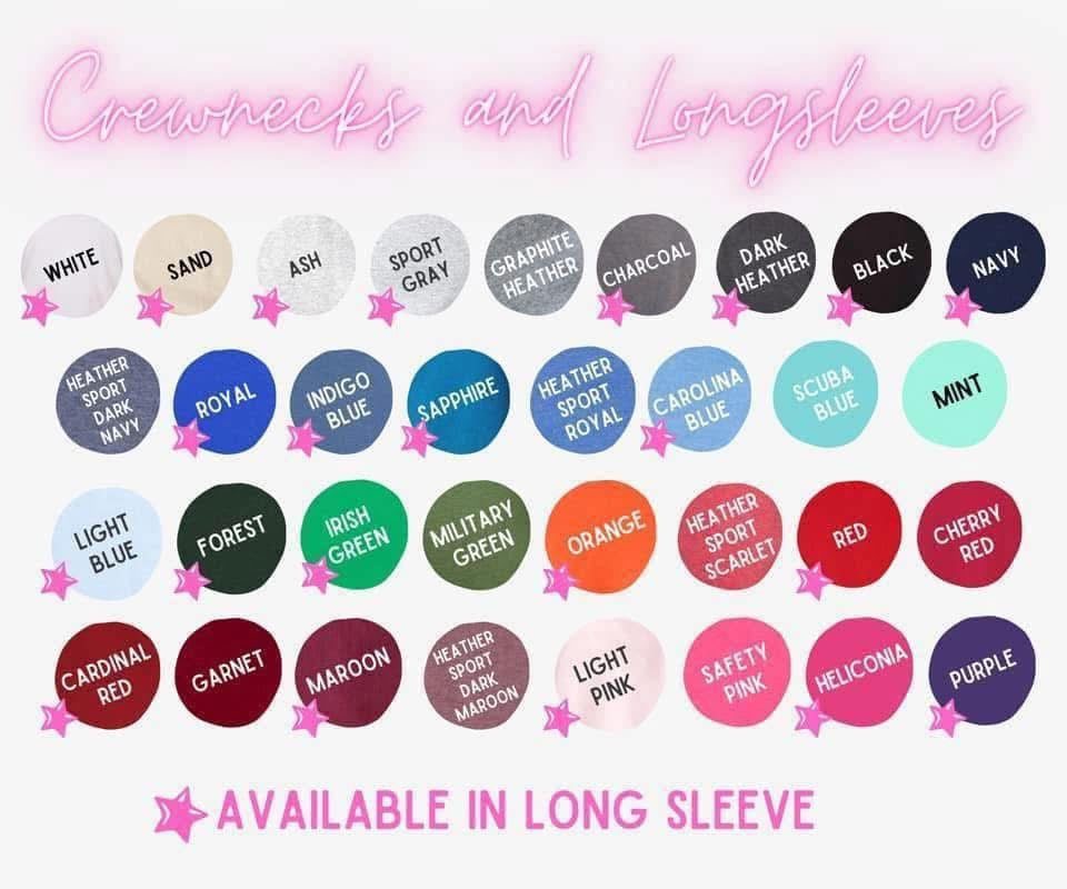 Rainbow TEACH embroidered Crewneck