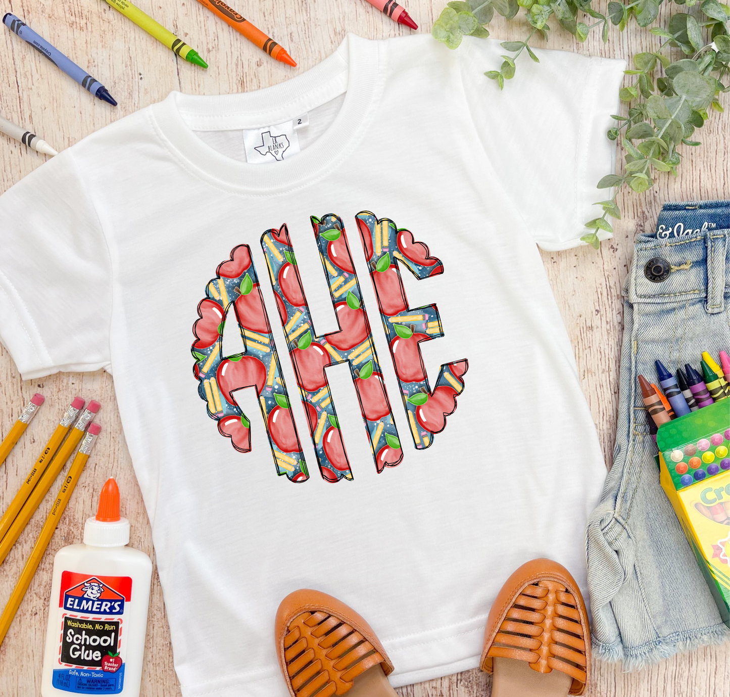 Monogram Apple Tee