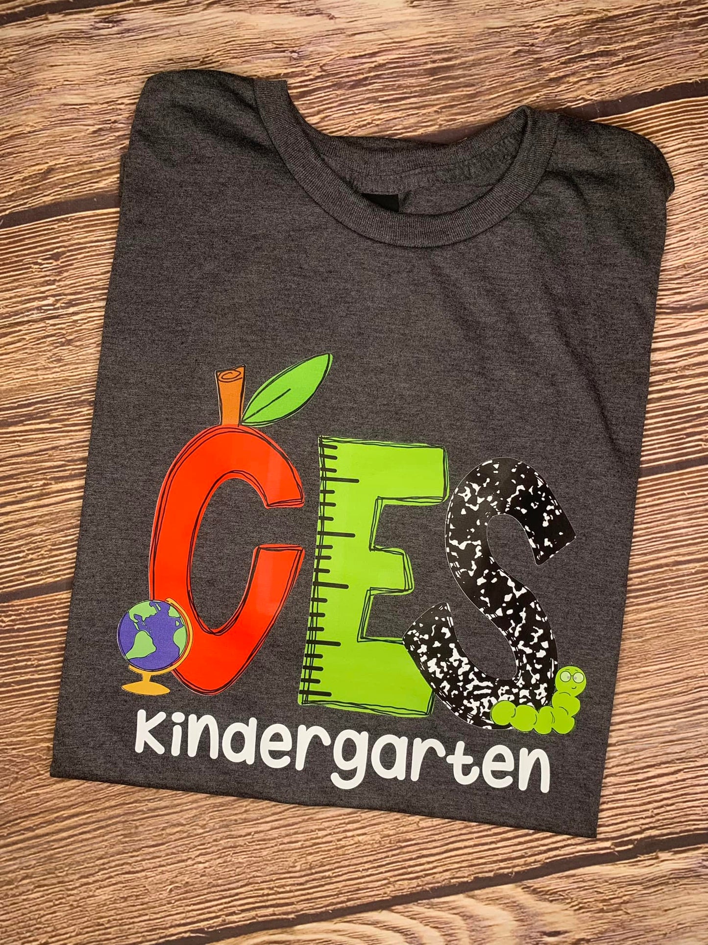 Personalized Fun School Font Tee