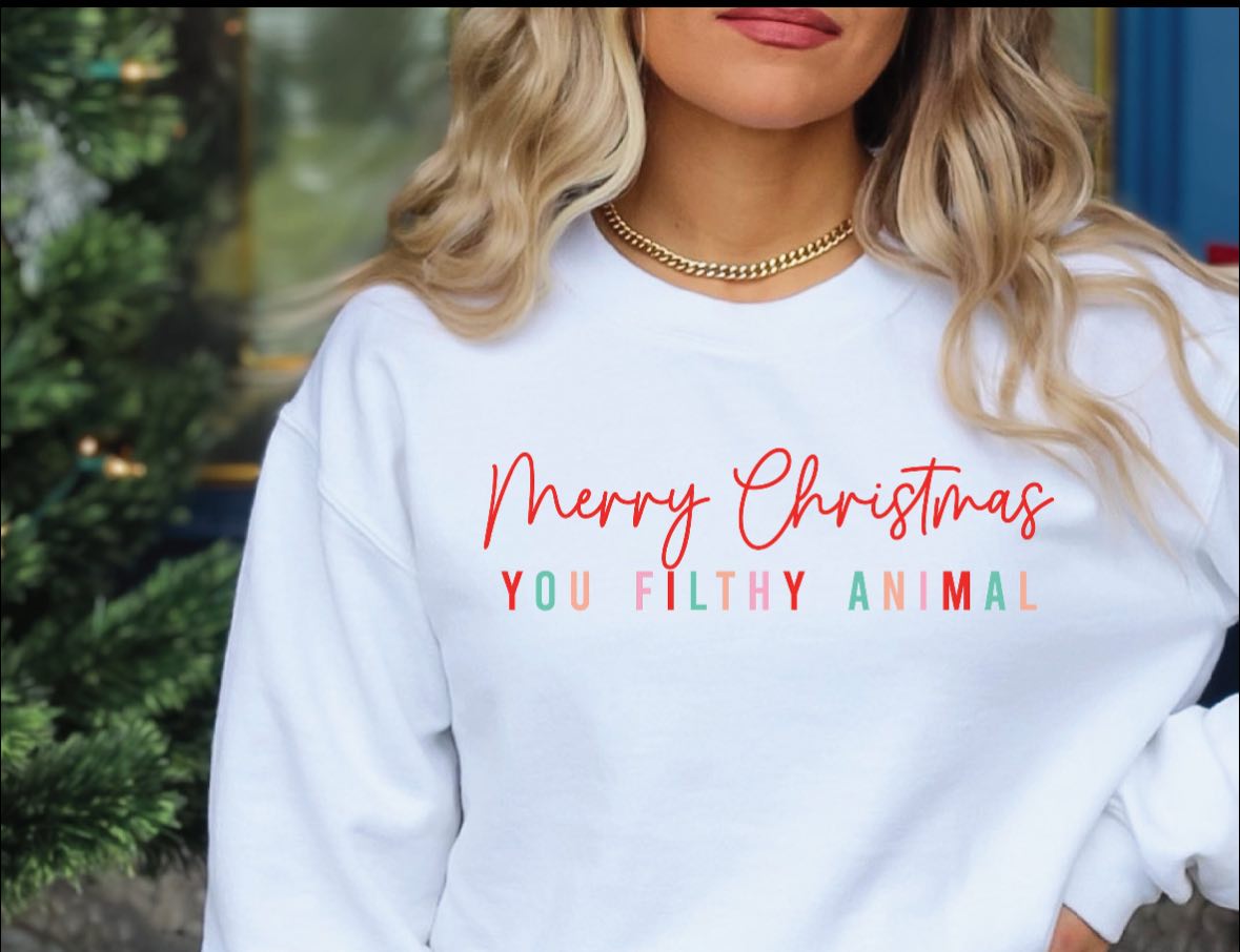 Merry Christmas Ya Filthy Animal Tee