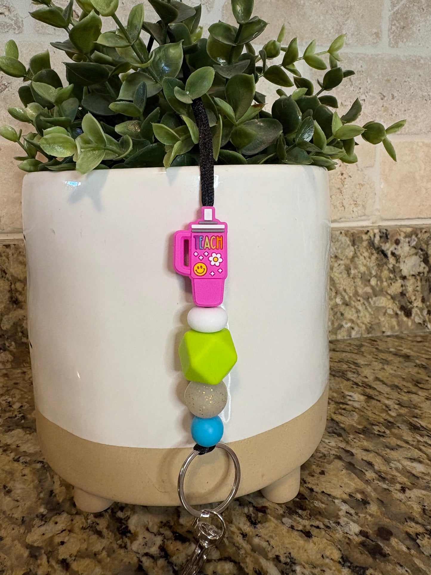 Pink Tumbler Lanyard