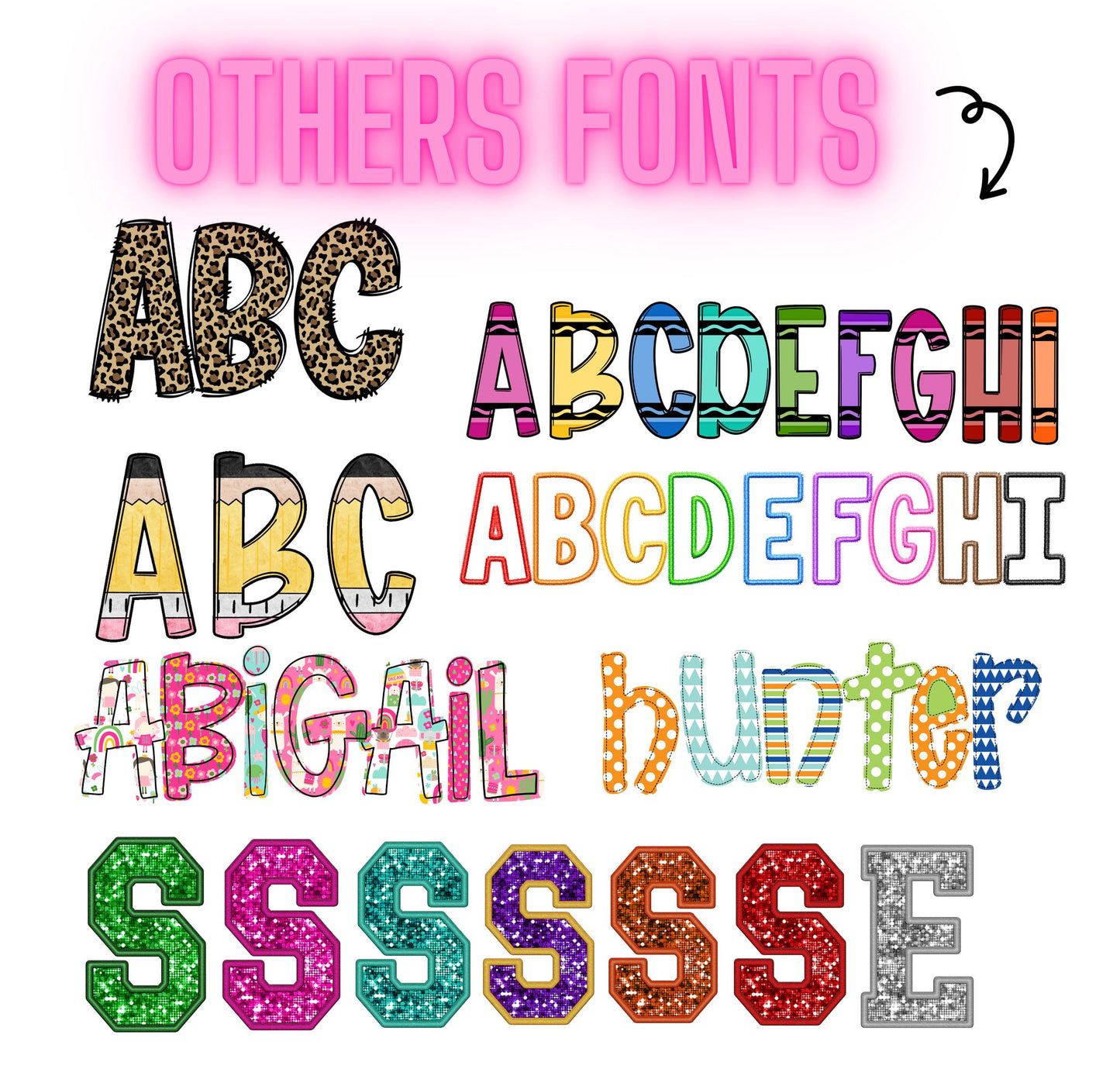 Kids Name Decals
