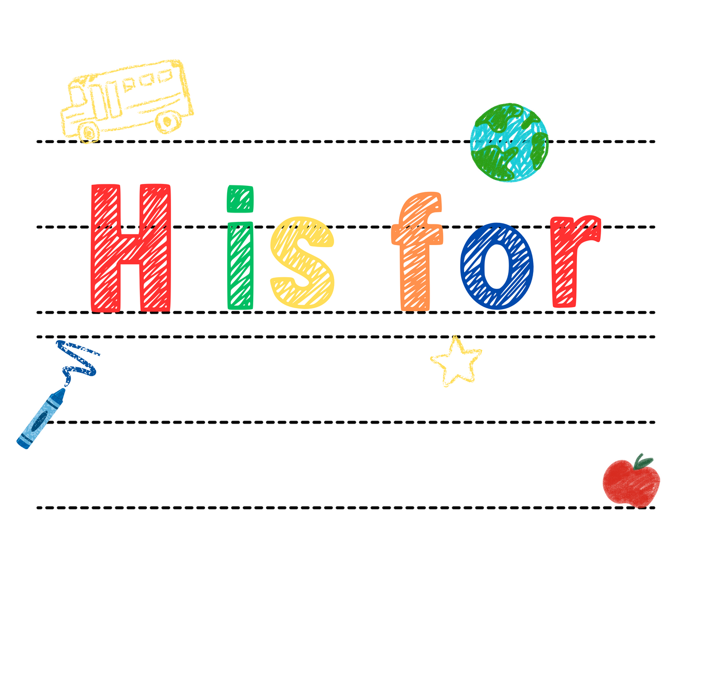 Kids Handwritten School Tee