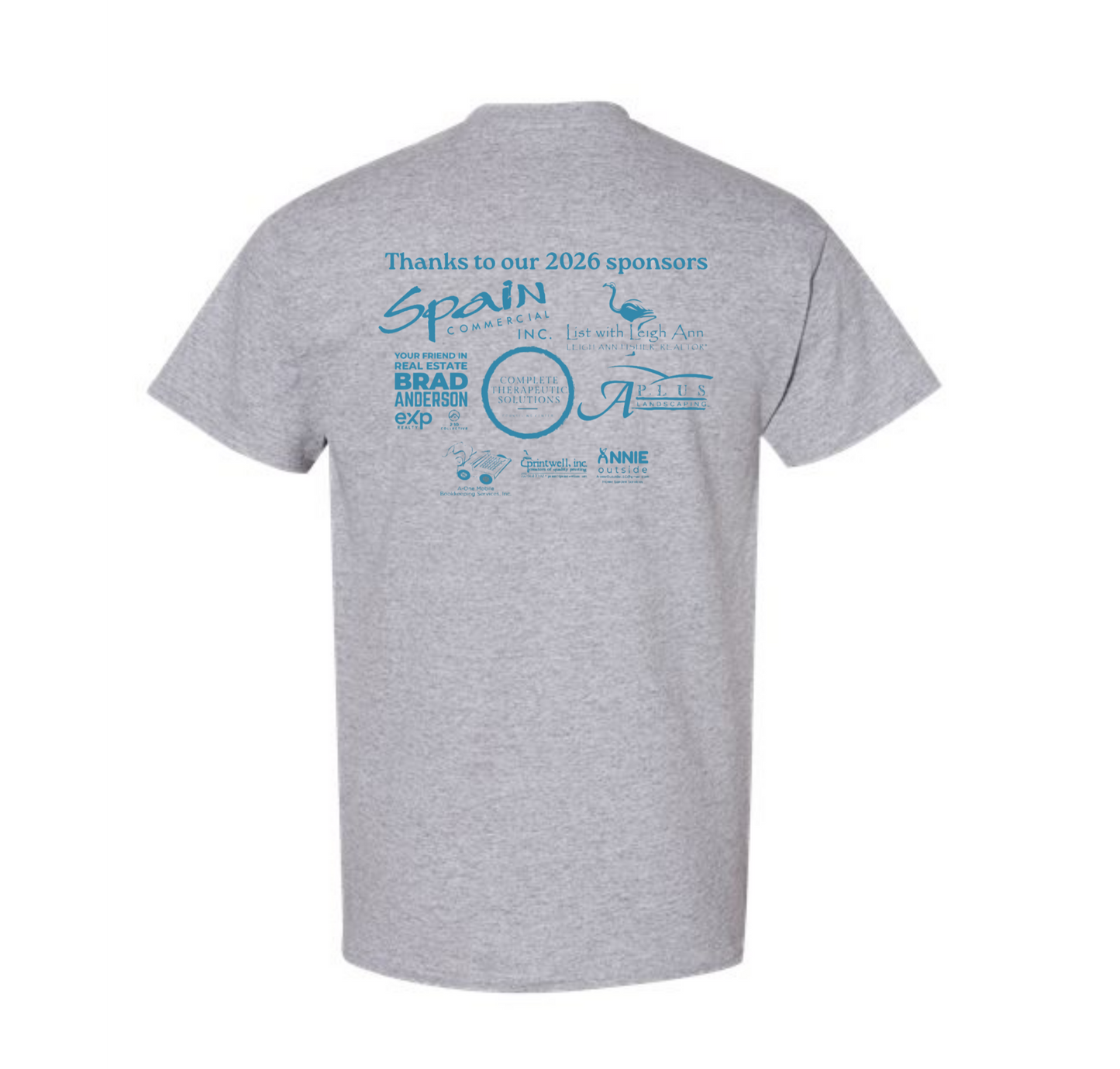 Indigo Park Swim Team Grey Tee