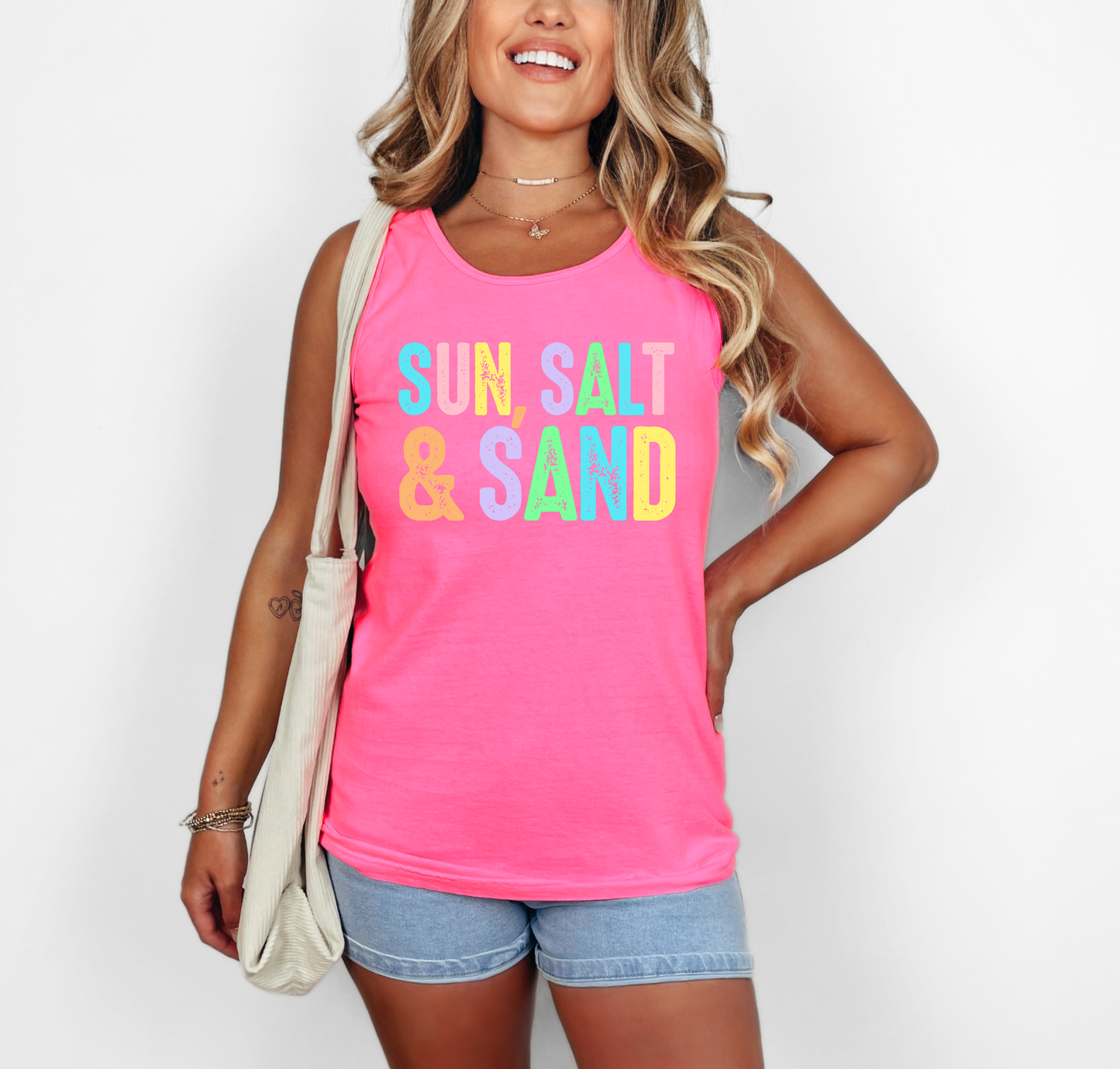Sun, Salt, and Sand Neon Tee