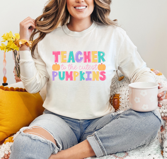 Teacher to the Cutest Pumpkins Tee