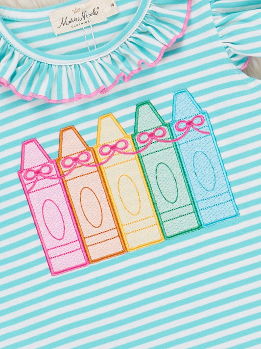 Ruffled Crayon Dress