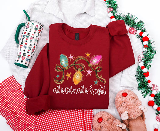 All is Calm Lights Tee