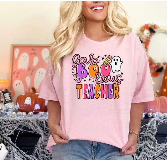 Fab Boo-lous Teacher Tee