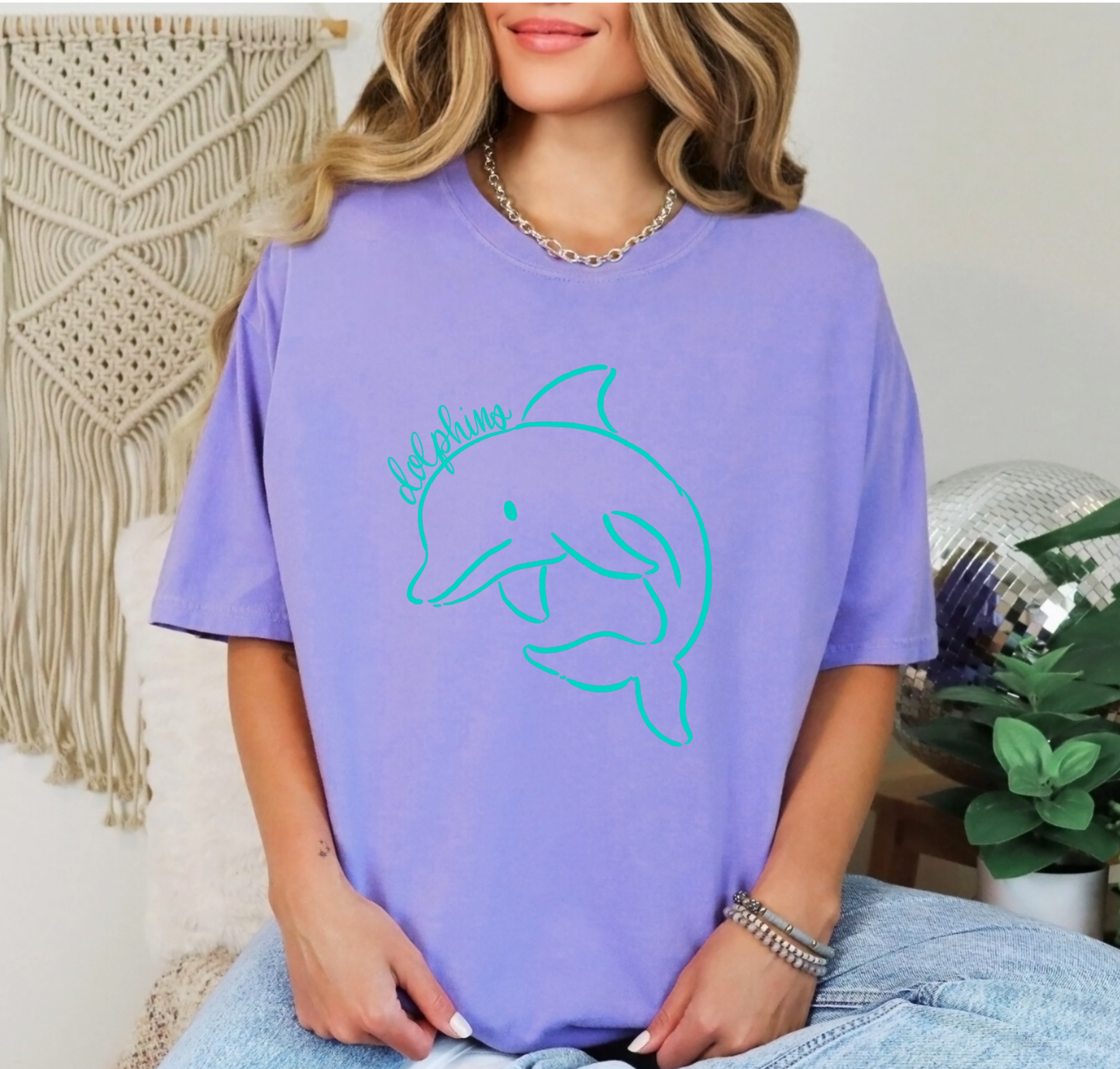 Dolphins Doodle Tee YOUTH