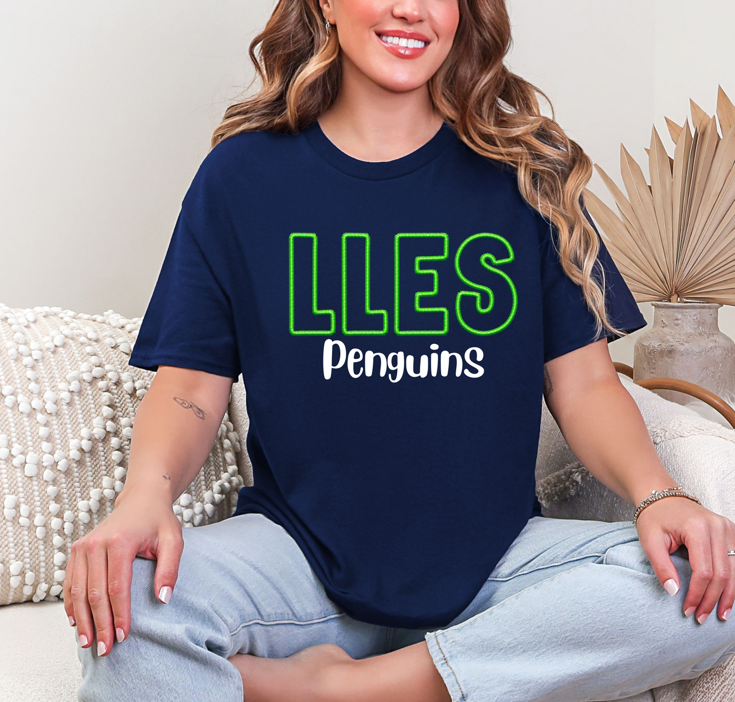 LLES Faux Embroidery Tee