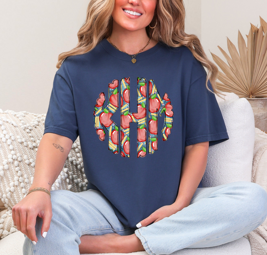 Monogram Apple Tee