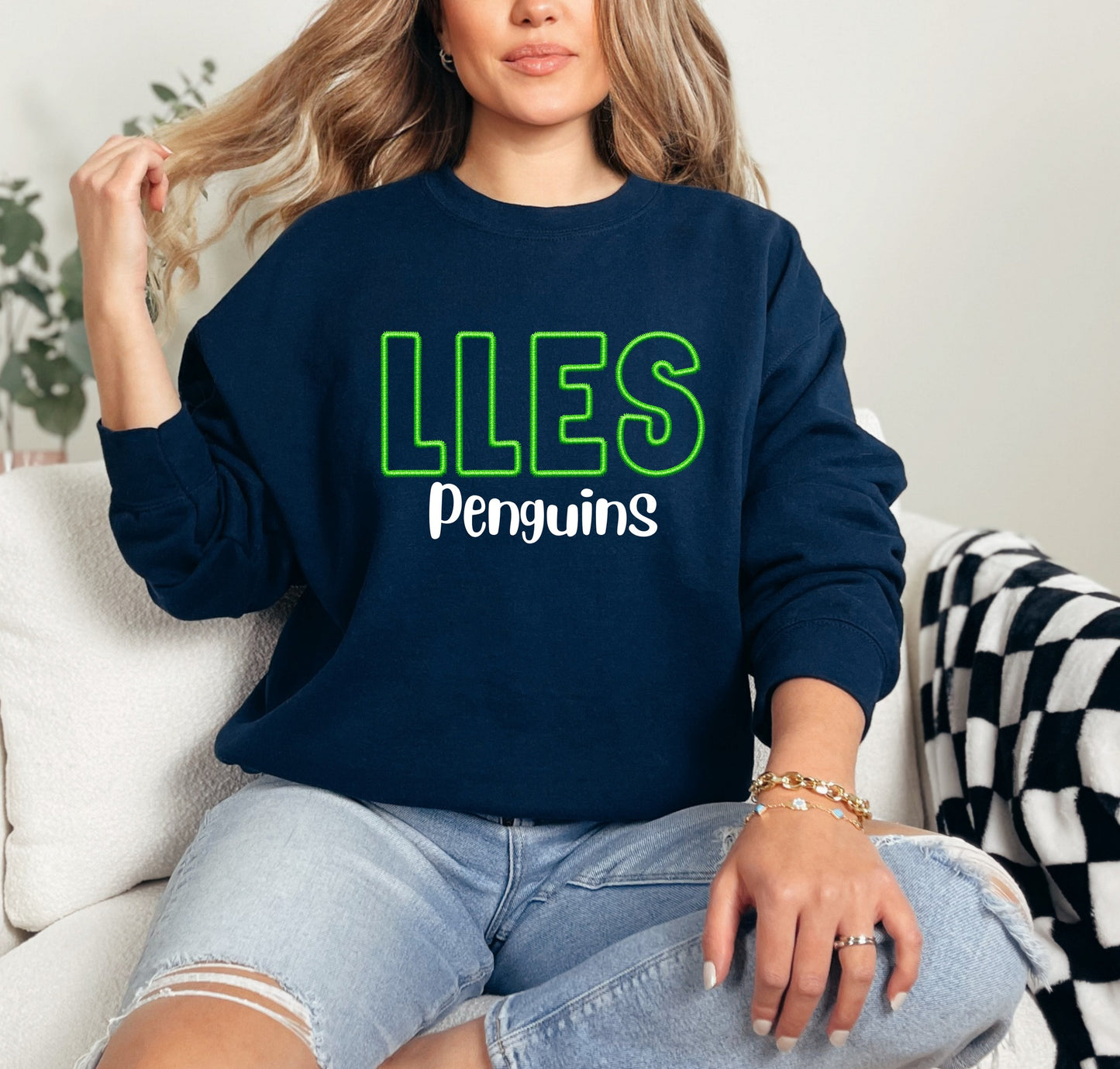 Personalized Stitch Font Tee