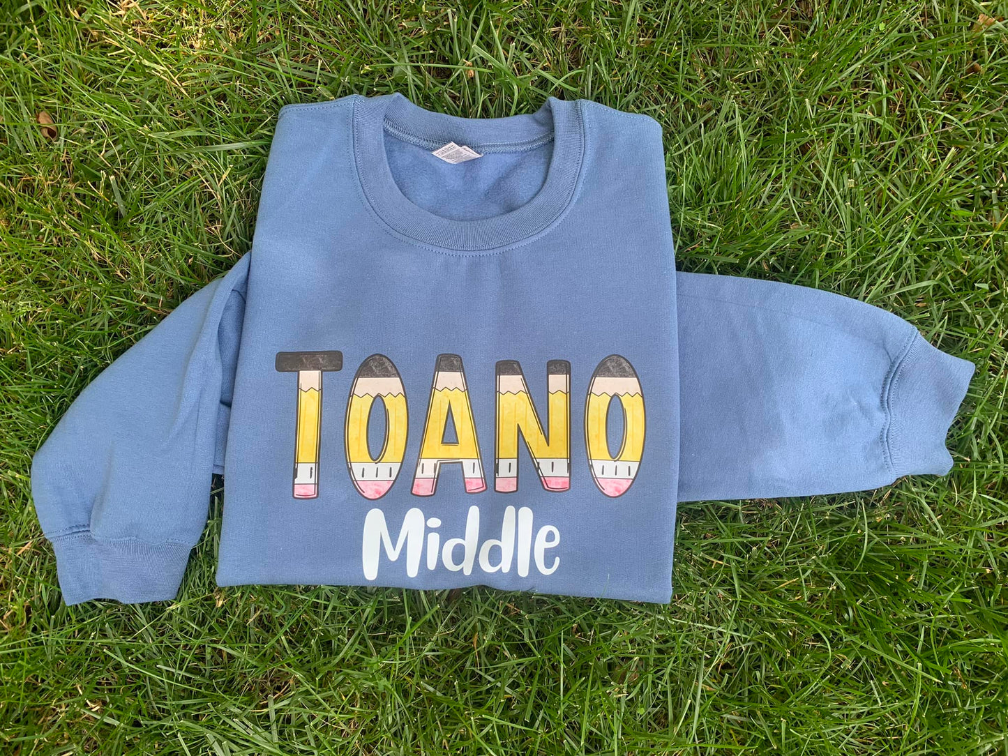 Personalized Pencil Font Tee