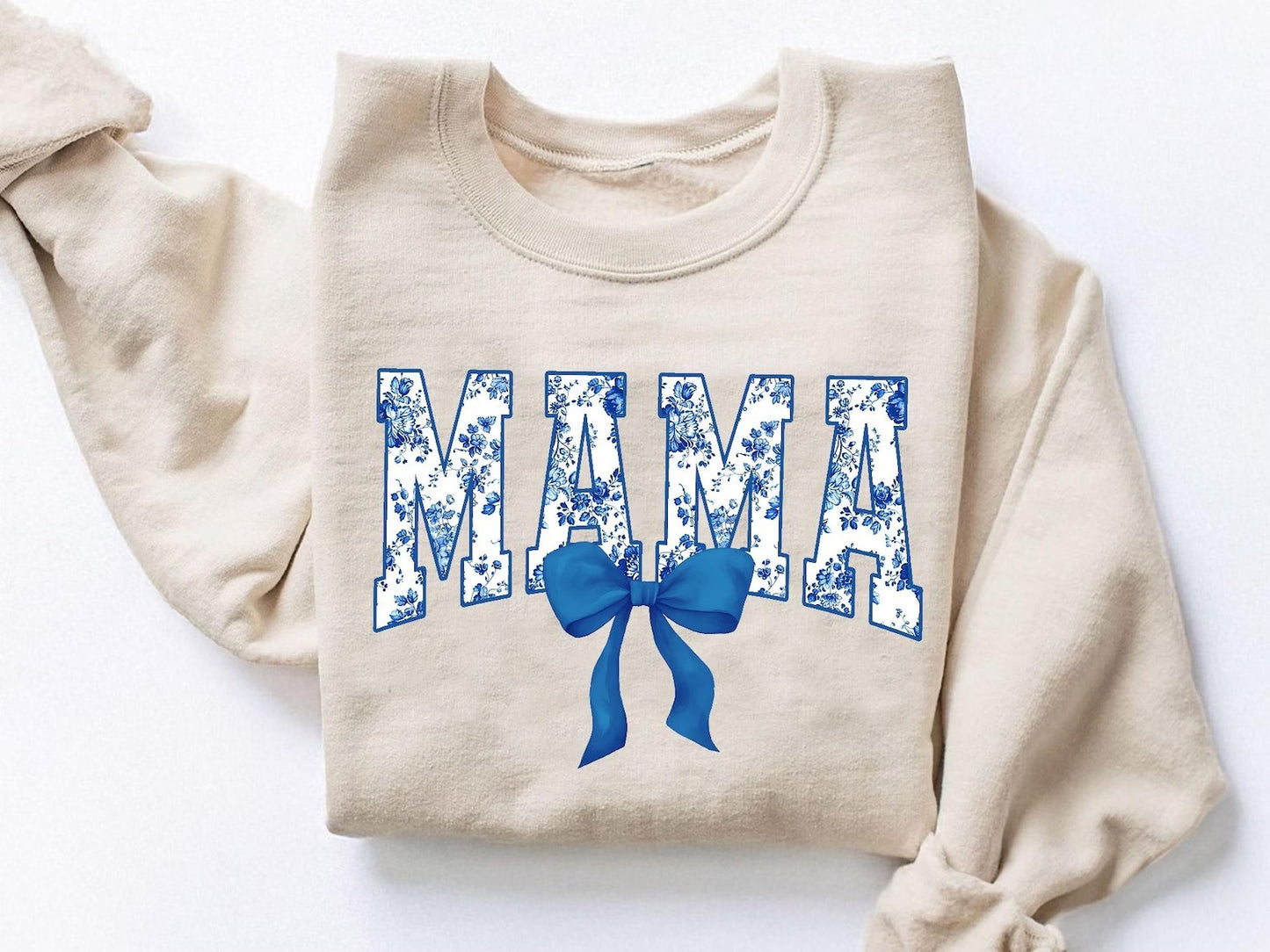 Blue Coquette Mama Tee