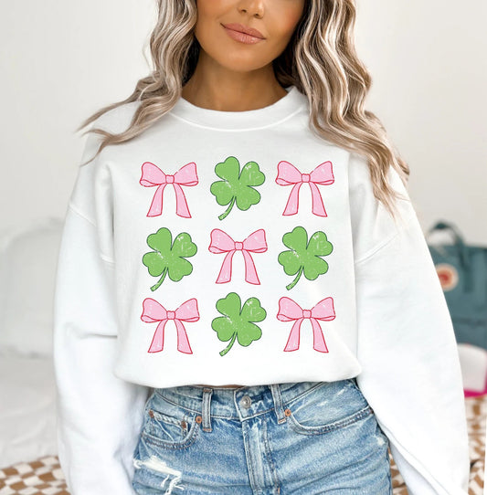 Pink Bows and Shamrocks Tee