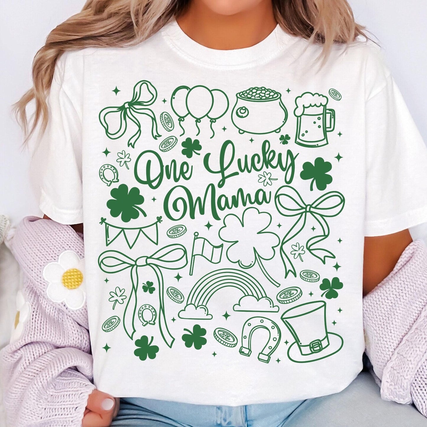 One Lucky Mama Tee