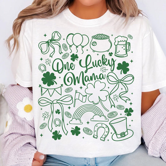 One Lucky Mama Tee