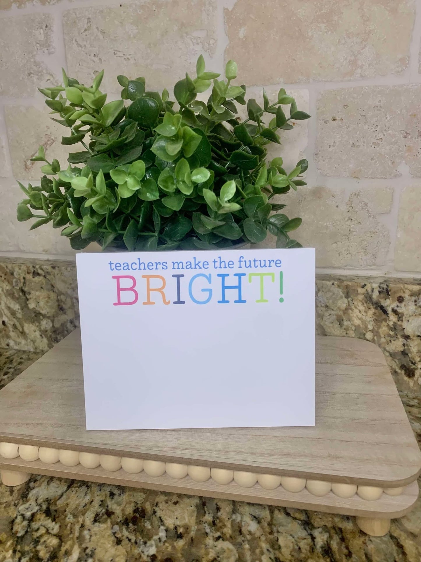 Teachers Make the Future Bright Notepad