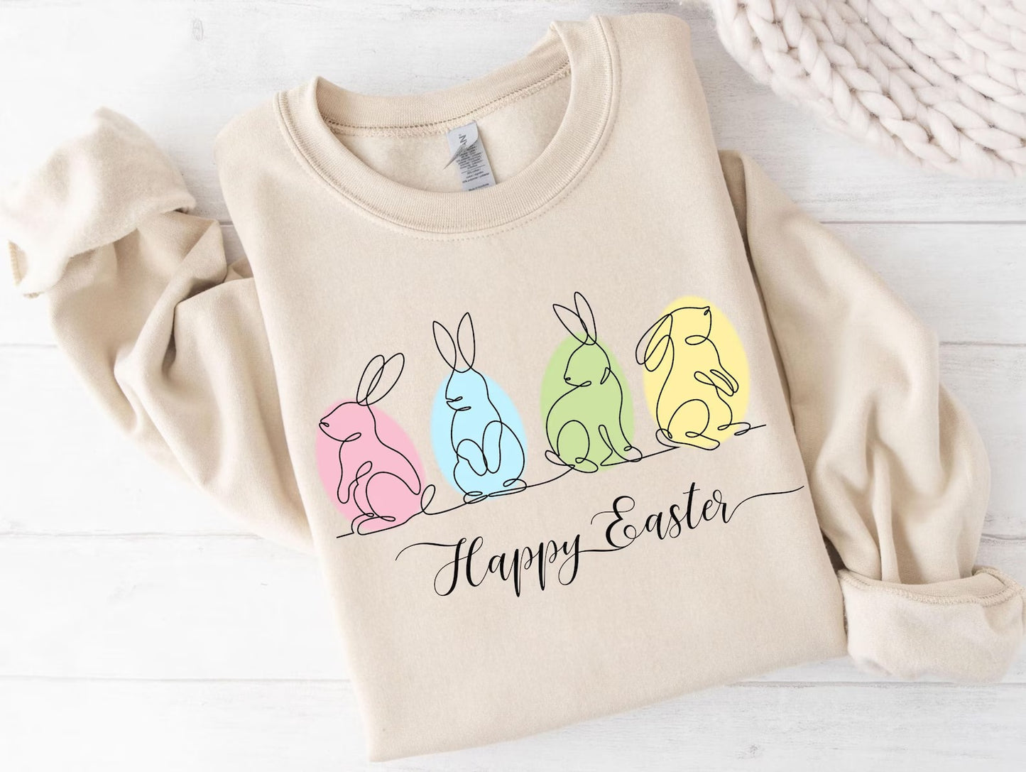 Happy Easter Bunny Silhouette Tee