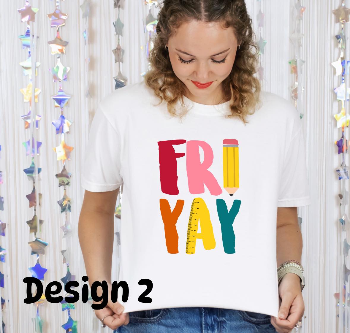 Fri-yay stacked tee
