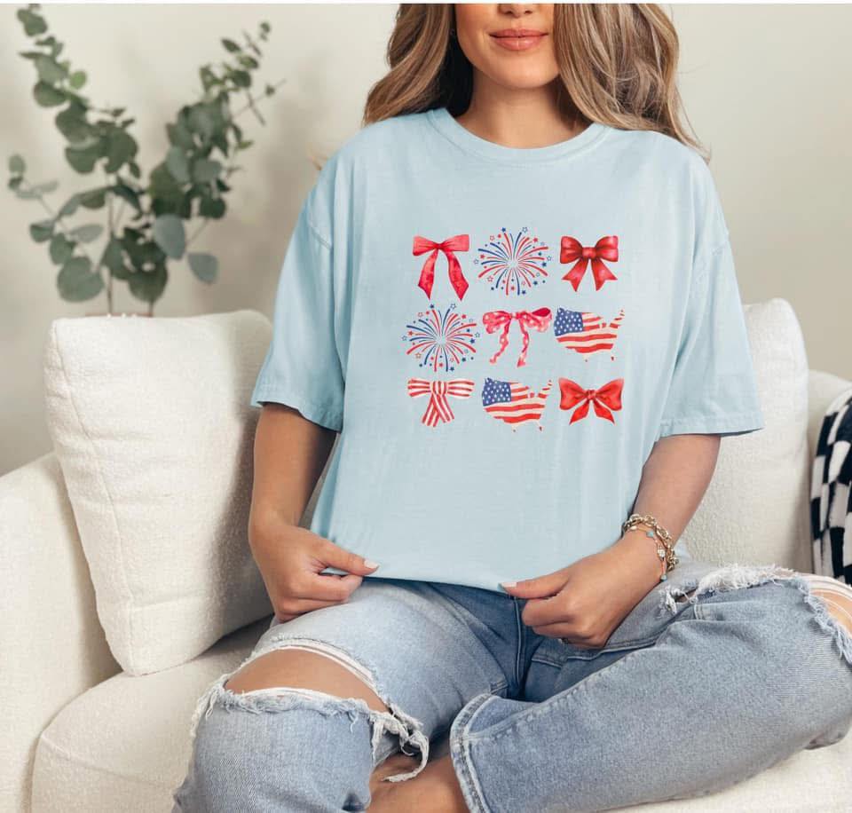 Patriotic Bow Collage