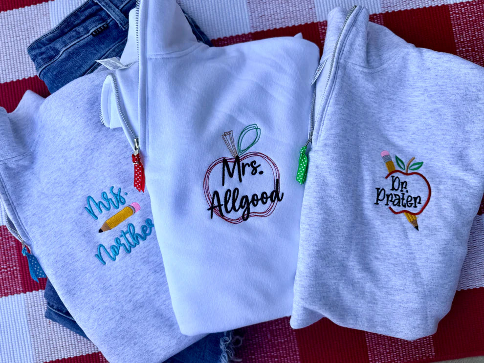 Left Chest Teacher Shirts