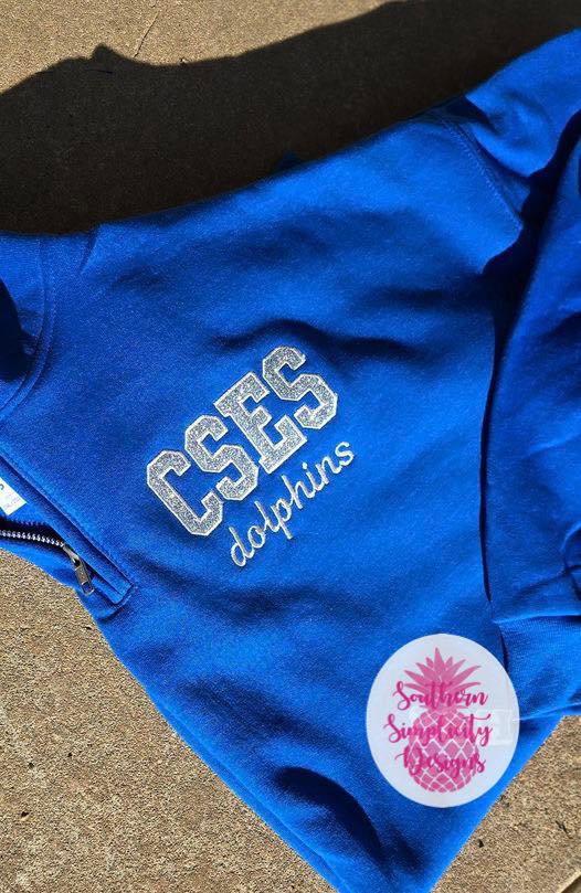 School Abbreviation Quarterzip