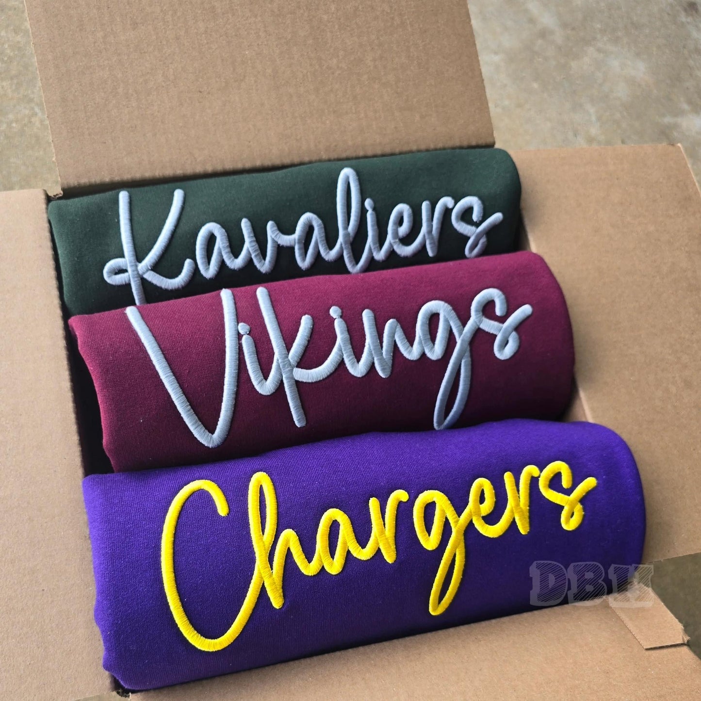 Design your own- 3D Puff Mascot/ Title Crewneck