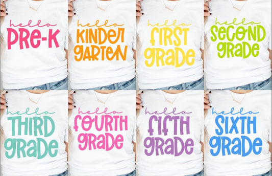 Youth Bright Grade Level Tee