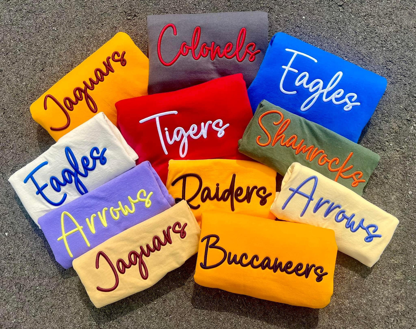 Design your own- 3D Puff Mascot/ Title Crewneck