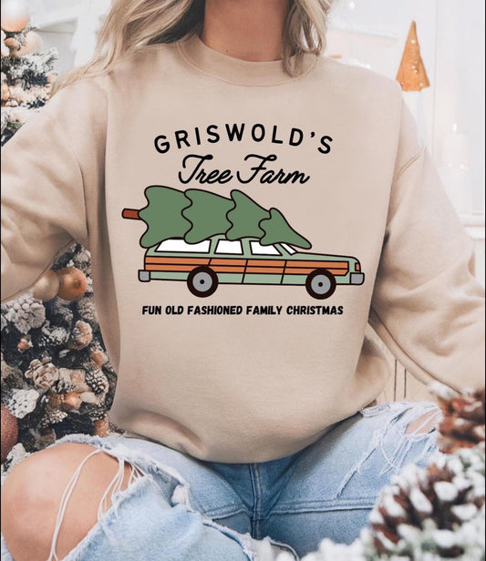 Fun Old Fashioned Family Christmas Tee