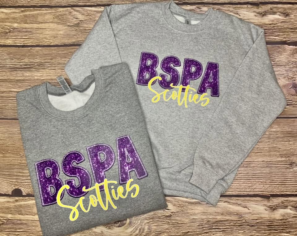 Faux Sequin School Tee