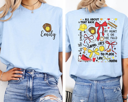 All About that Base- Softball Tee