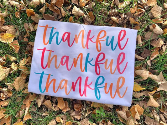 Bright Thankful Trio Tee