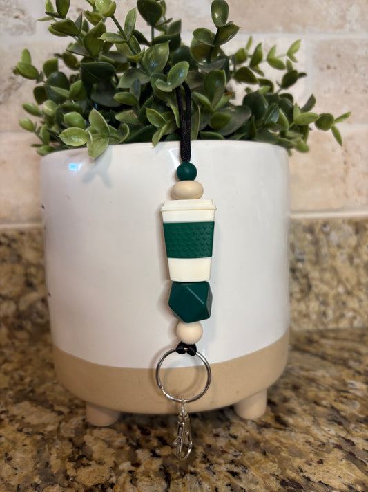 Green Coffee Lanyard