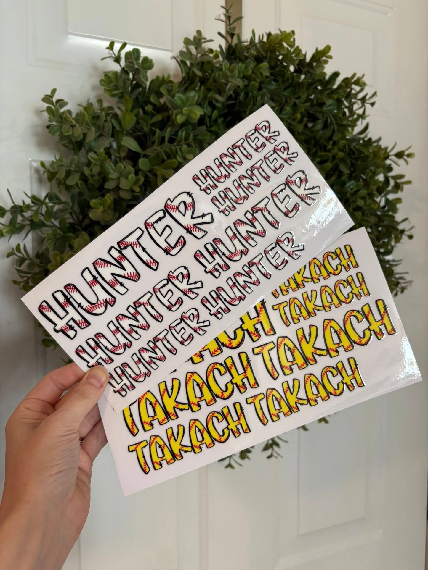 Kids Name Decals