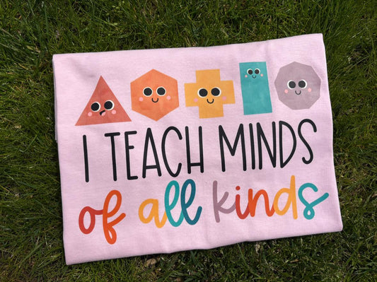 I Teach Minds of All Kinds Tee