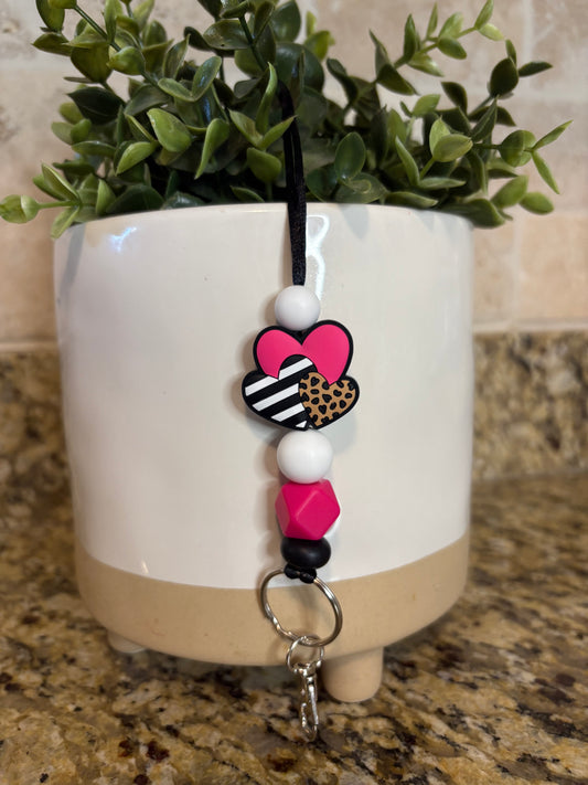Heart Trio Lanyard