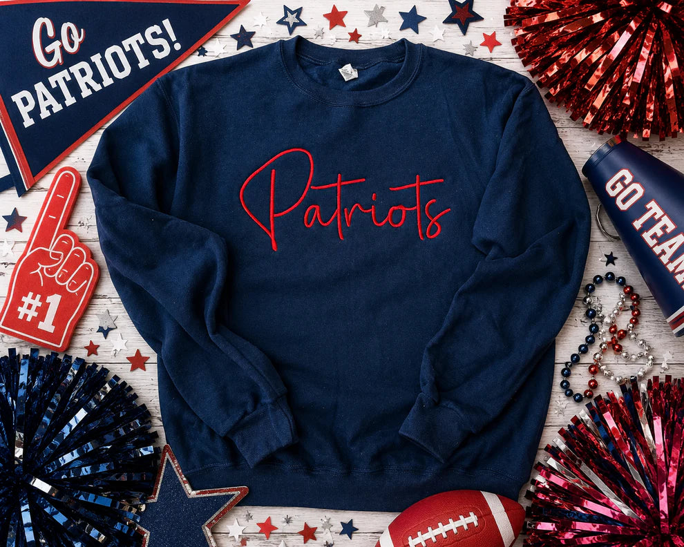 Simple Script Mascot Embroidery