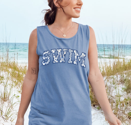 Floral Swim Tee