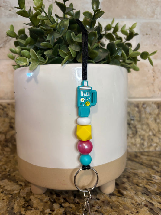 Teal Tumbler Lanyard