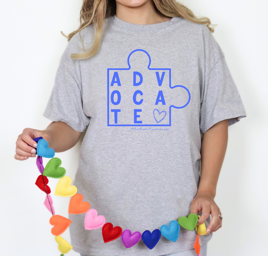 Advocate Puzzle Piece Tee