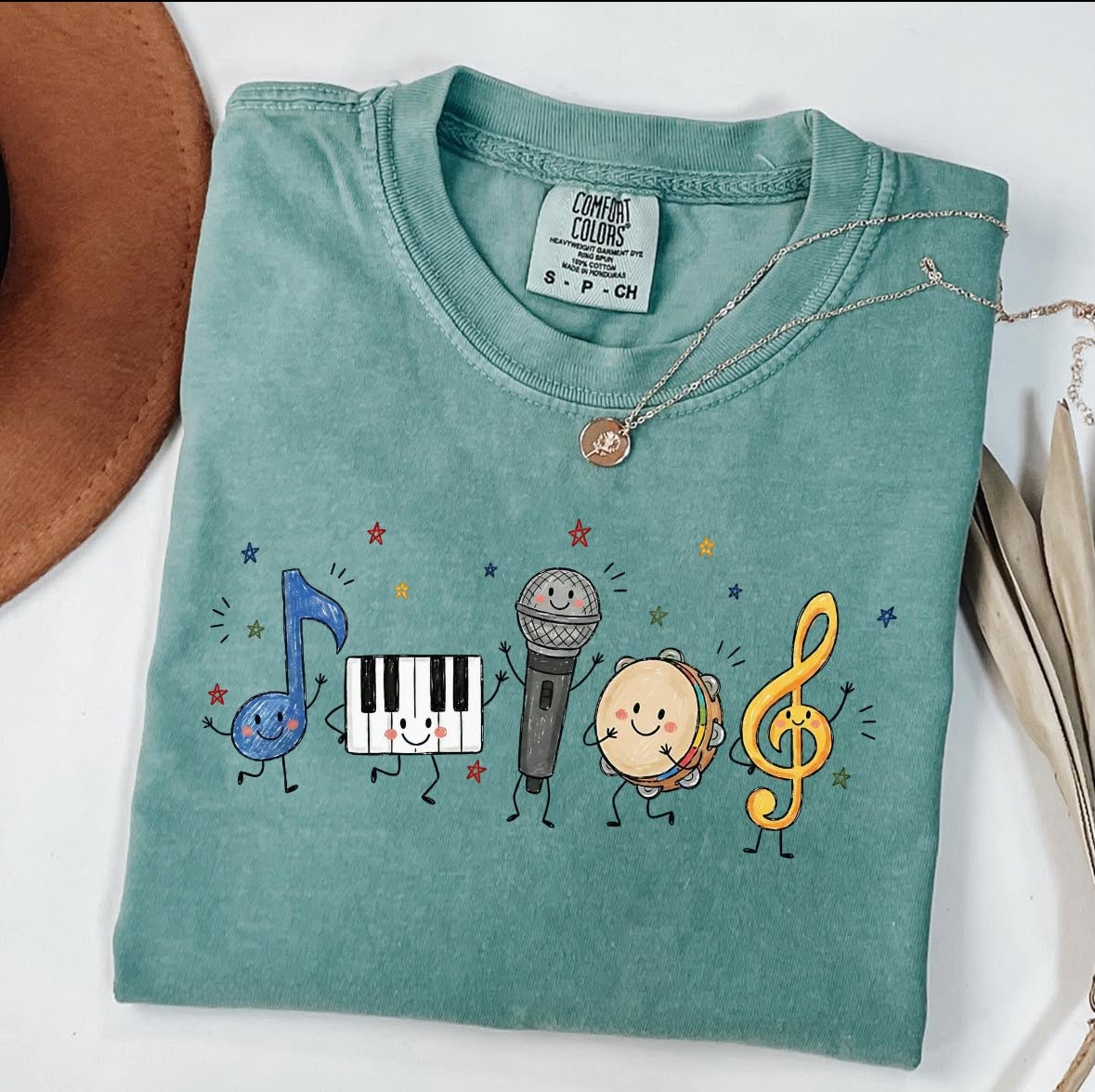Music Teacher Doodle Tee
