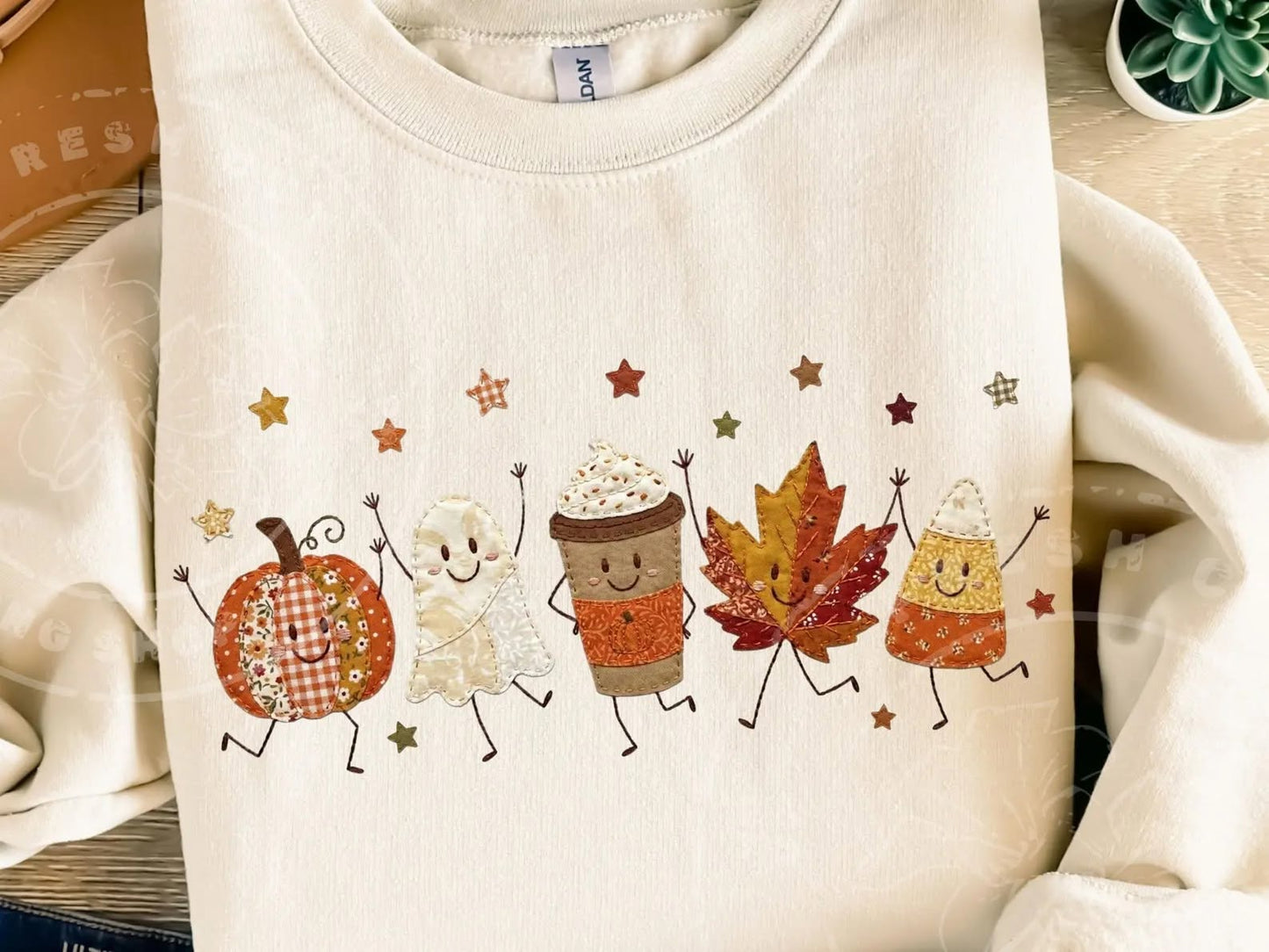 Fall Quilted Doodle Tee