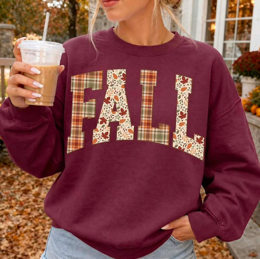 Patterned FALL Tee