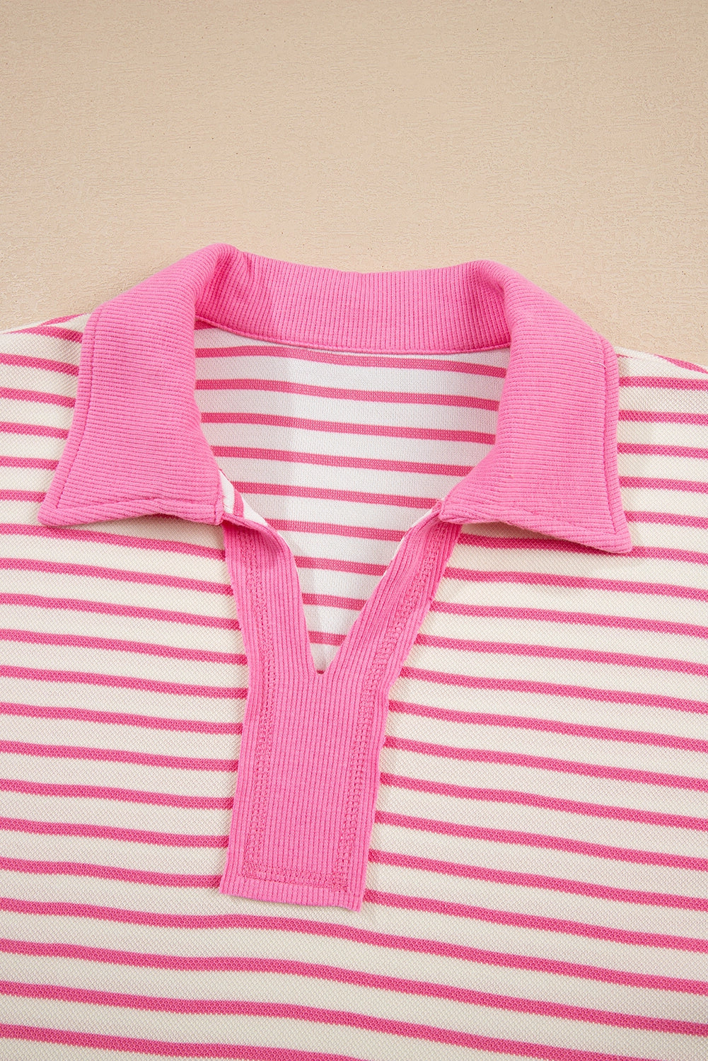 Pink Striped Skort Set