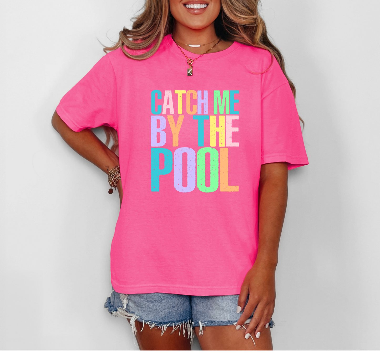 Catch Me By The Pool Tee